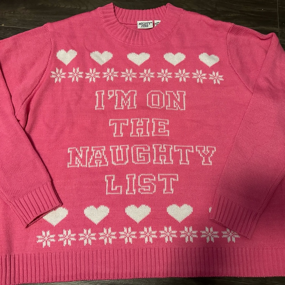 Pink sweater